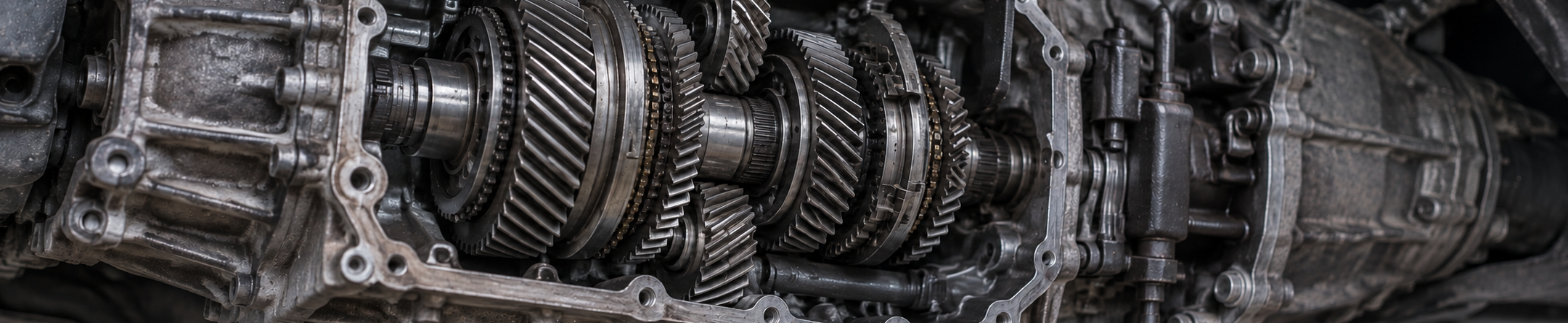 Transmission gears and housing