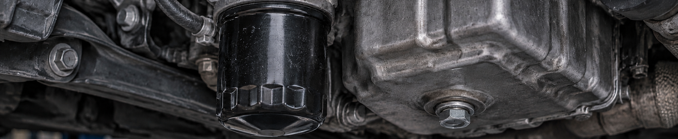 Oil filter and engine drain plug
