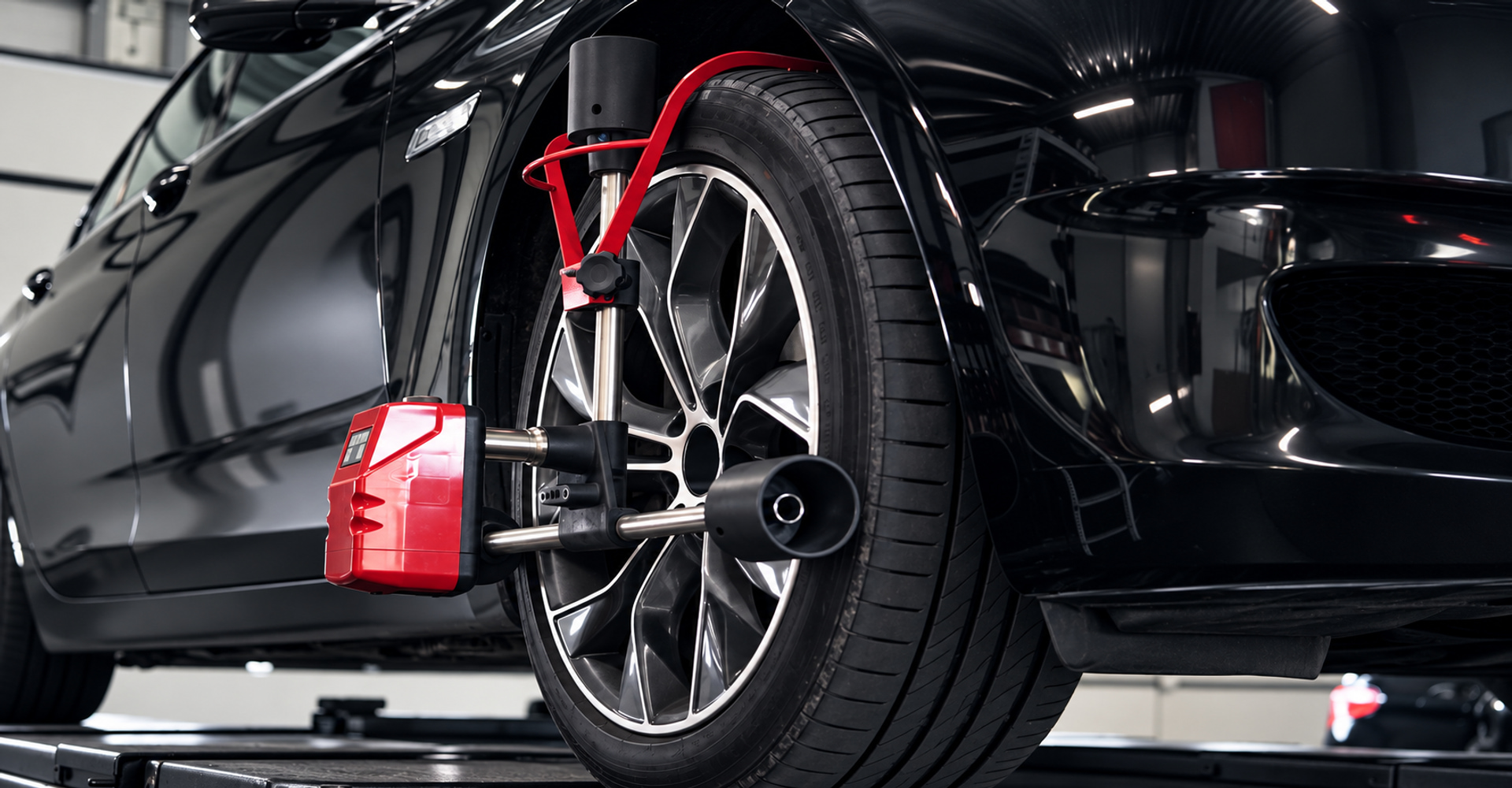 Wheel alignment equipment at Dingman’s Mechanical Repair